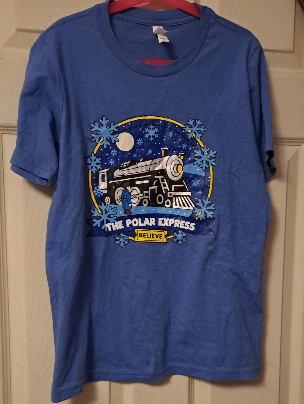 Bella Canvas Blue Kids Polar Express Graphic Tee